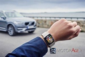 Volvo On Call app in the Apple Watch