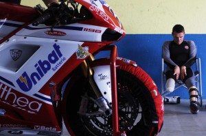 Emiliano Malagoli e la Ducati  1098R