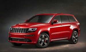 JEEP GRAND CHEROKEE SRT RED VAPOR