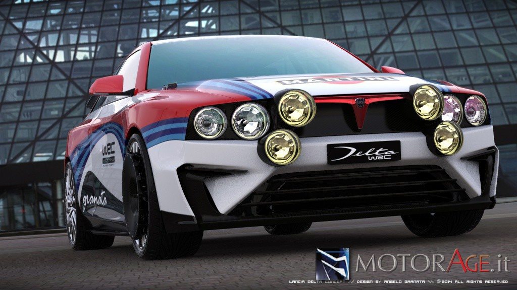 Nuovi render by Angelo Granata Lancia Delta Evoluzione WRC Concept