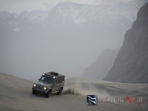 Expedition to K2. Driving on two Mercedes Benz cars G500 from Switzerland to Pakistan. Pakistan.Skardu