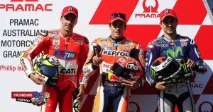 MotoGP Australia podio 2015