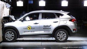 Crash test Euro NCAP, 5 stelle per Hyundai Tucson