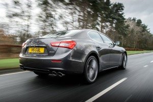 Maserati Ghibli_rear 3qtr dynamic_For editorial use only (FILEminimizer)