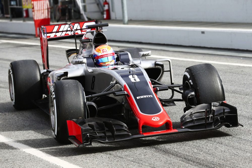 Haas VF-16 Grosjean test 2016 mta