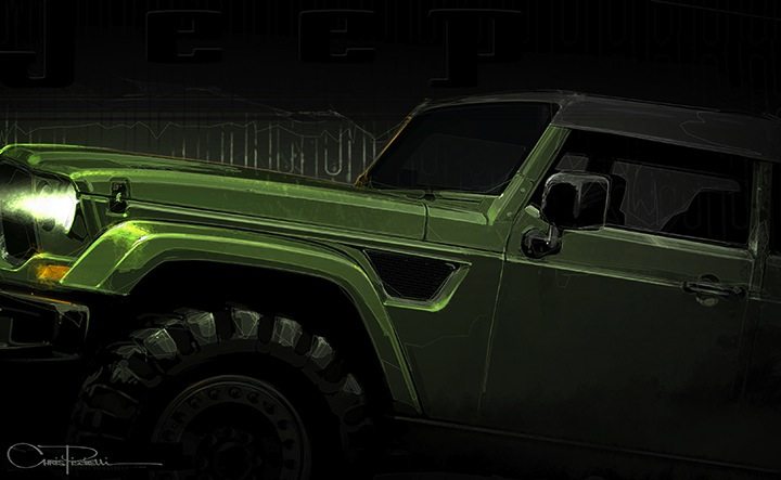 The Jeep “Crew Chief” is one of seven new concepts Jeep has