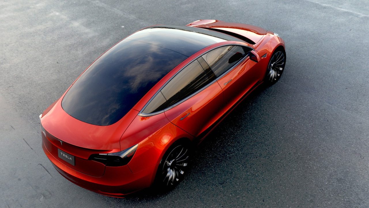 Tesla 3 red-1-1