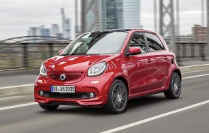 smart BRABUS forfour Xclusive, 2016, red