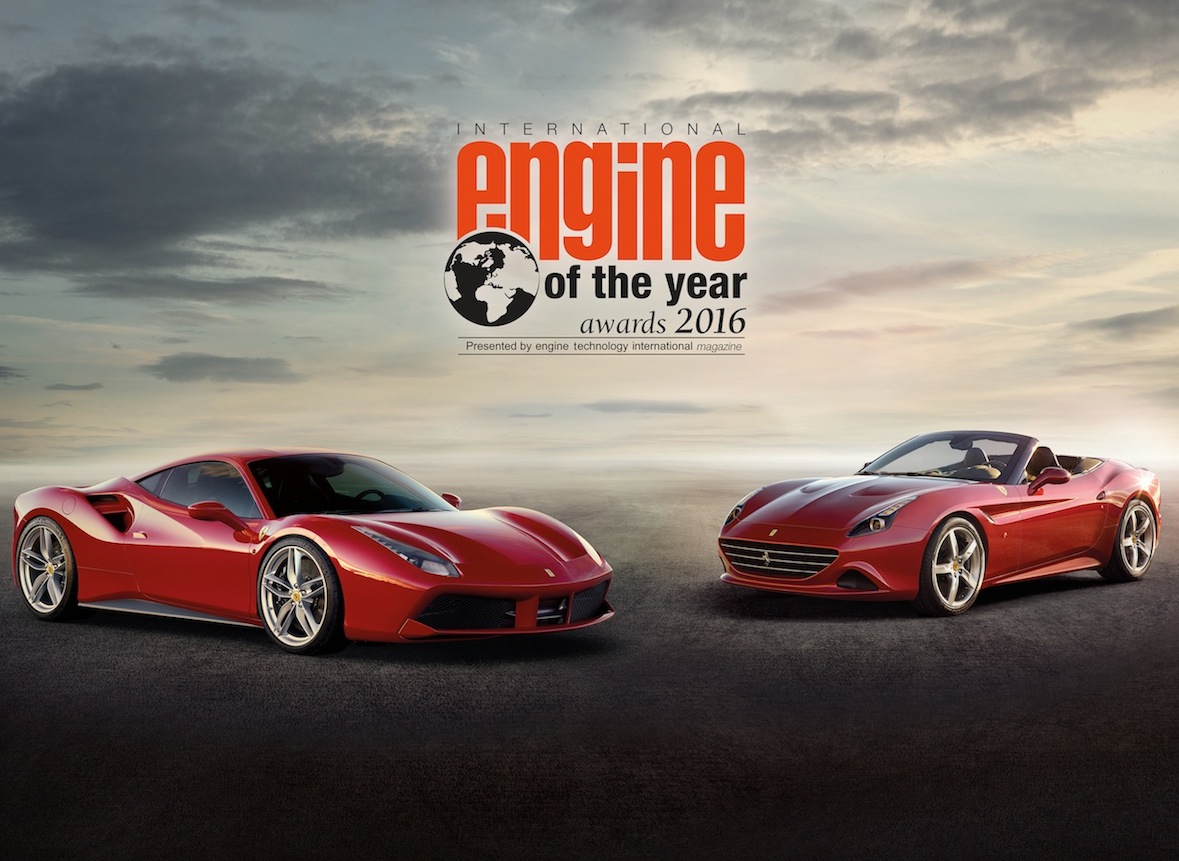 Ferrari turbo charged V8 Engine of the Year