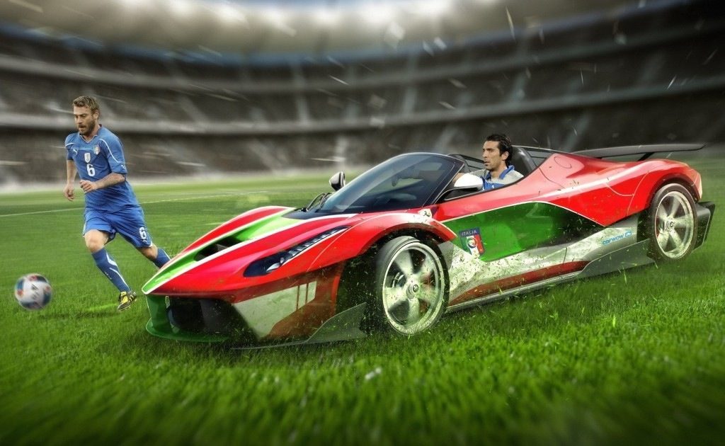 Italia Ferrari LaFerrari Spider rappresenta la nazionale italiana