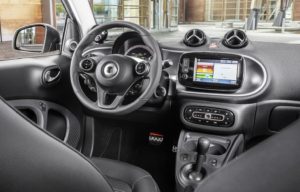 smart fortwo cabrio, prime, black to yellow / titania grey matt