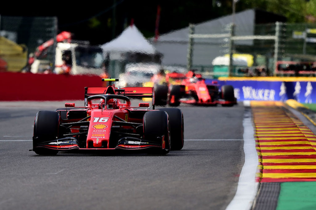 Ferrari Lecler e Vettel - Spa-Francorchamps