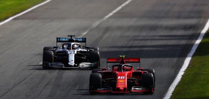 Leclerc davanti a Bottas, GP d'Italia