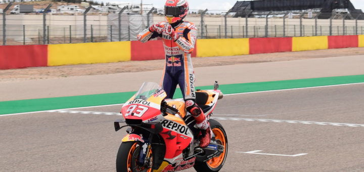 Marc Marquez show, Aragon