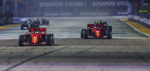 Vettel e Leclerc, GP Singapore