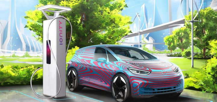 Volkswagen ID.3 Ionity charging