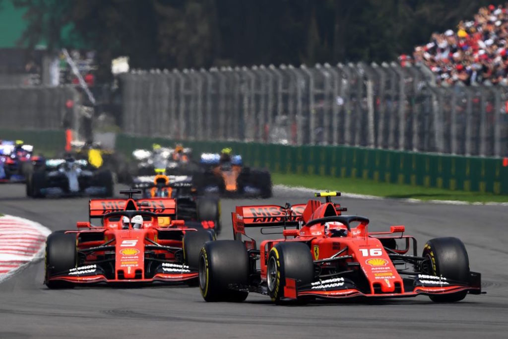 Ferrari Leclerc e Vettel, GP Messico 2019