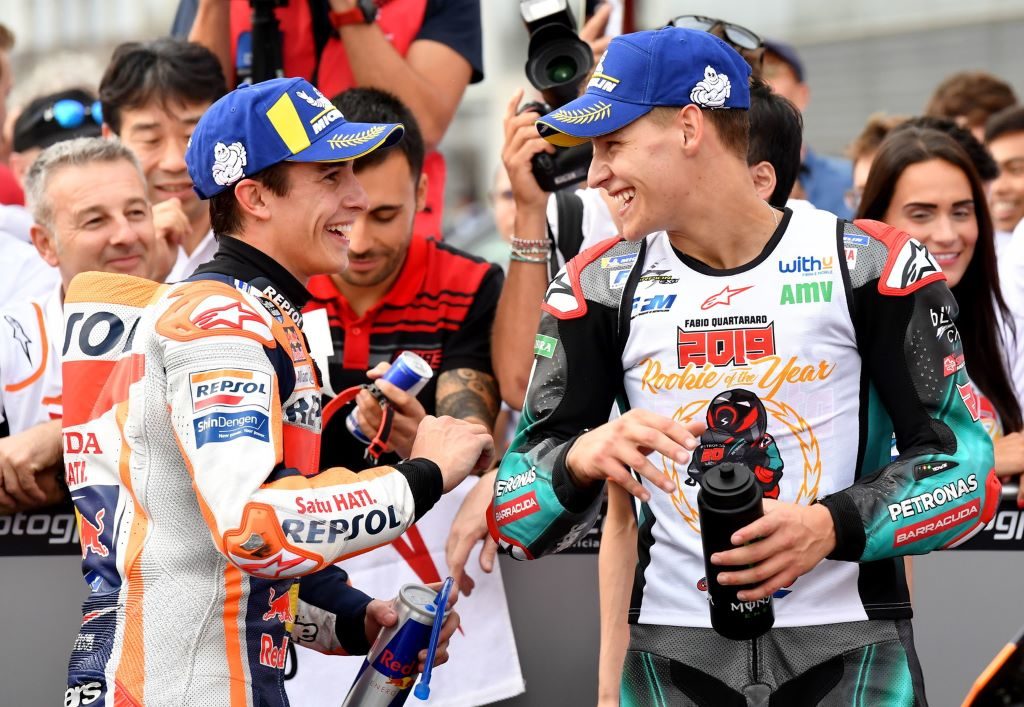 Marquez e Quartararo, MotoGP Giappone 2019