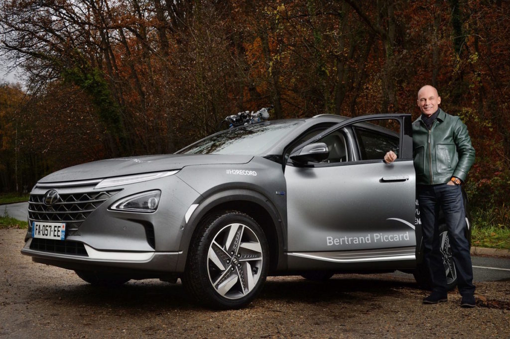 Hyundai Nexo, Record all'idrogeno