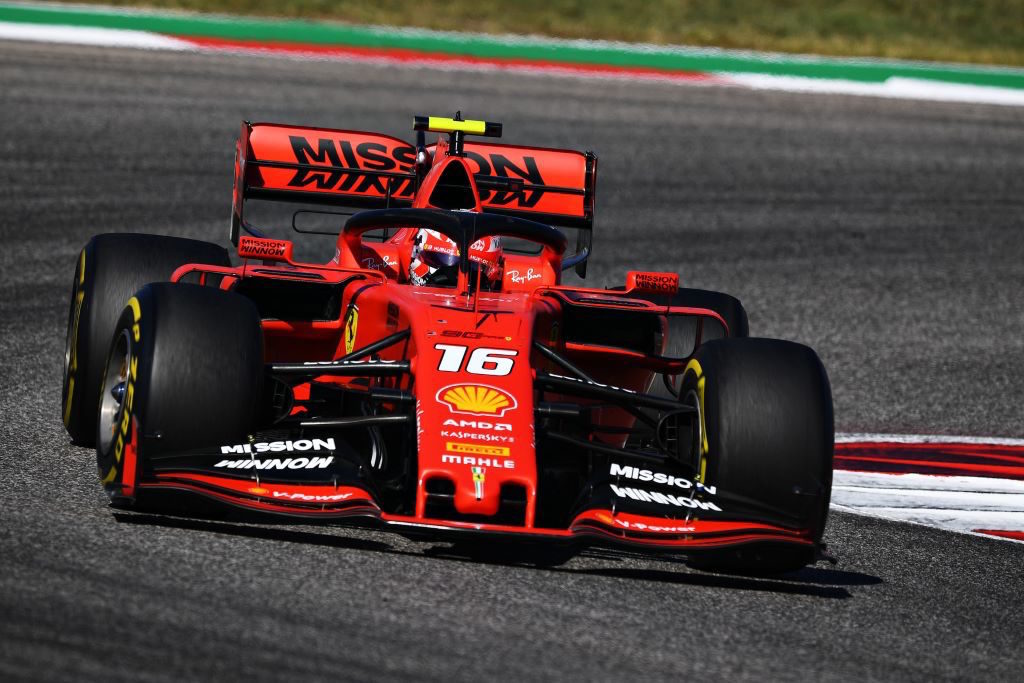 Charles Leclerc, Ferrari, GP Stati Uniti 2019