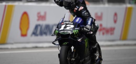 Maverick Vinales, Yamaha, pugno al cielo, MotoGP Malesia 2019