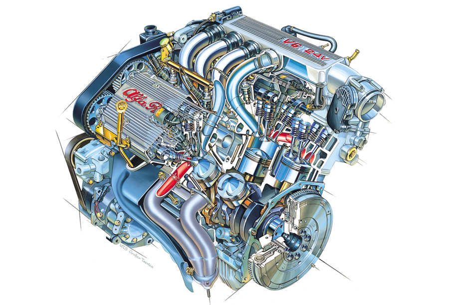 Alfa Romeo V6 "Busso"