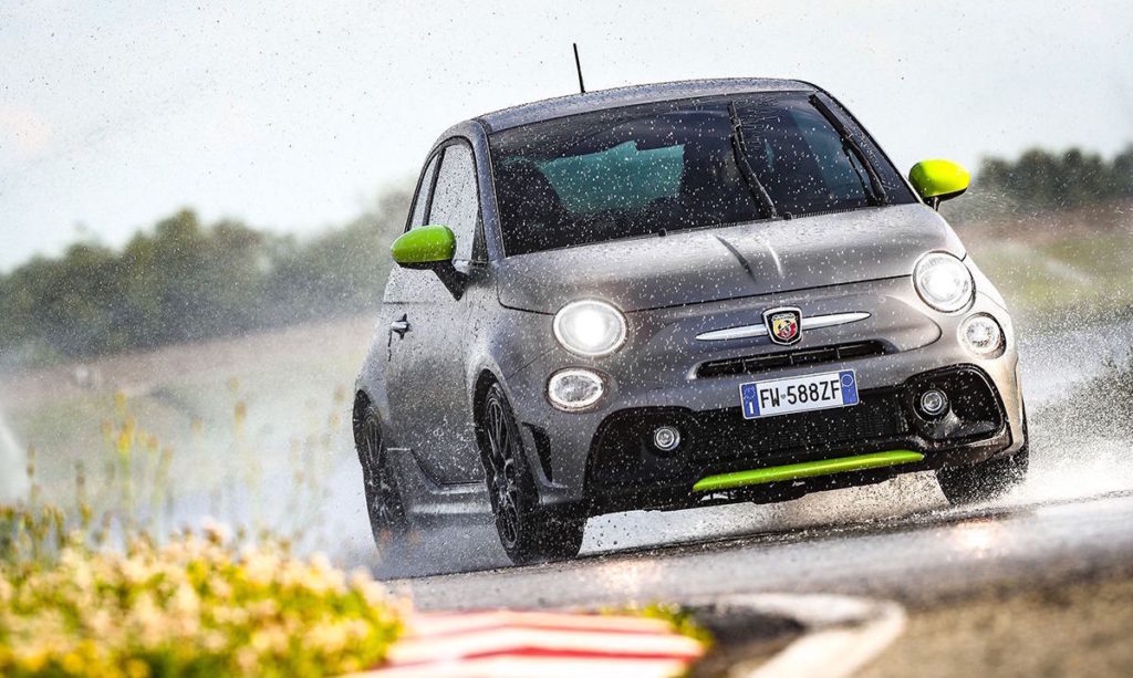 Abarth 595 Pista test su strada