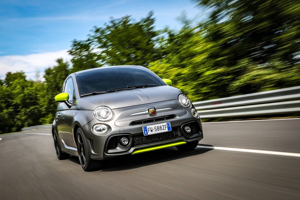 Abarth 595 Pista test su strada