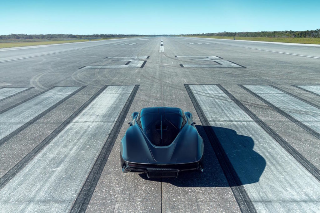 McLaren Speedtail high-speed test, Kennedy Space Center, Florida, USA, Johnny Bohmer Proving Grounds, 403 Km/h, 250 mph