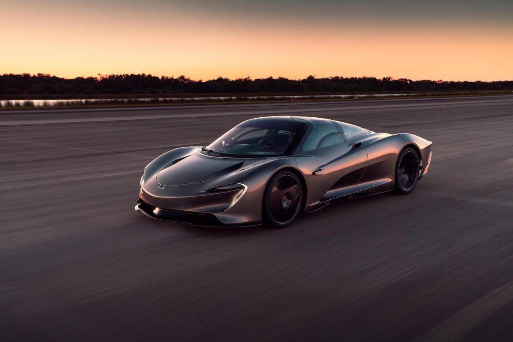 McLaren Speedtail in Kennedy Space Center high-speed test, Florida, USA, Johnny Bohmer Proving Grounds, 403 Km/h, 250 mph