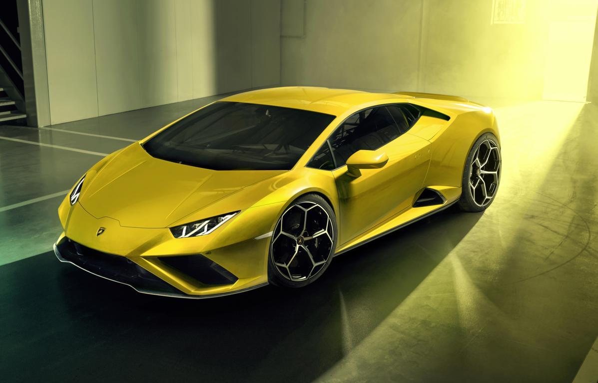 Get Lamborghini Huracan Evo Rwd Yellow Background
