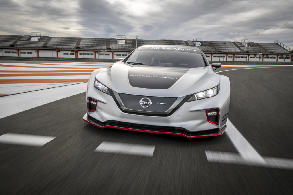 Nissan LEAF Nismo RC debutto europeo circuito Ricardo Tormo, Valencia, Spagna