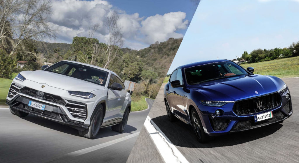 Lamborghini Urus vs Maserati Levante Trofeo: Nate nella “Motor Valley” italiana 