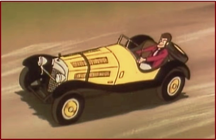 Lupin car Mercedes SSK