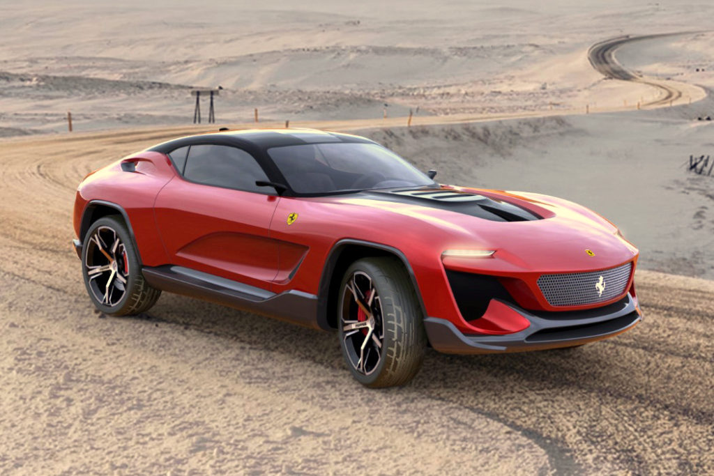 Ferrari GT Cross: DNA da corsa con un design da SUV