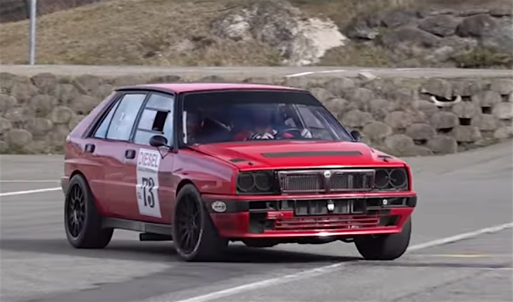 Lancia Delta Integrale: più di 500 CV scatenati in pista