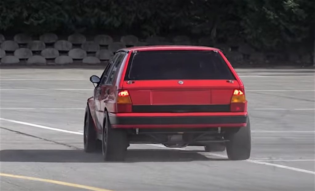 Lancia Delta Integrale: più di 500 CV scatenati in pista