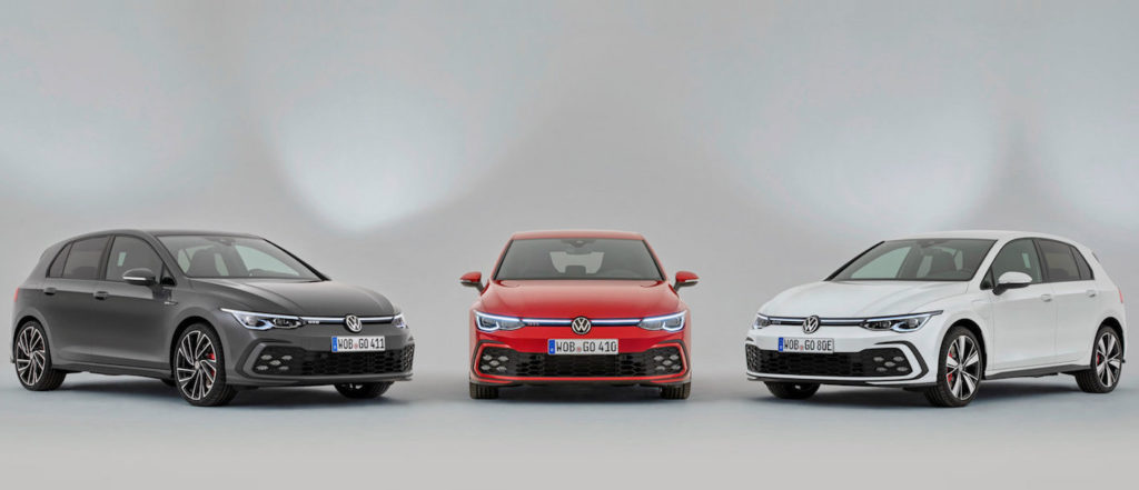 Nuove Golf GTI, GTD, GTE 2020: il tris Volkswagen dell’alta potenza