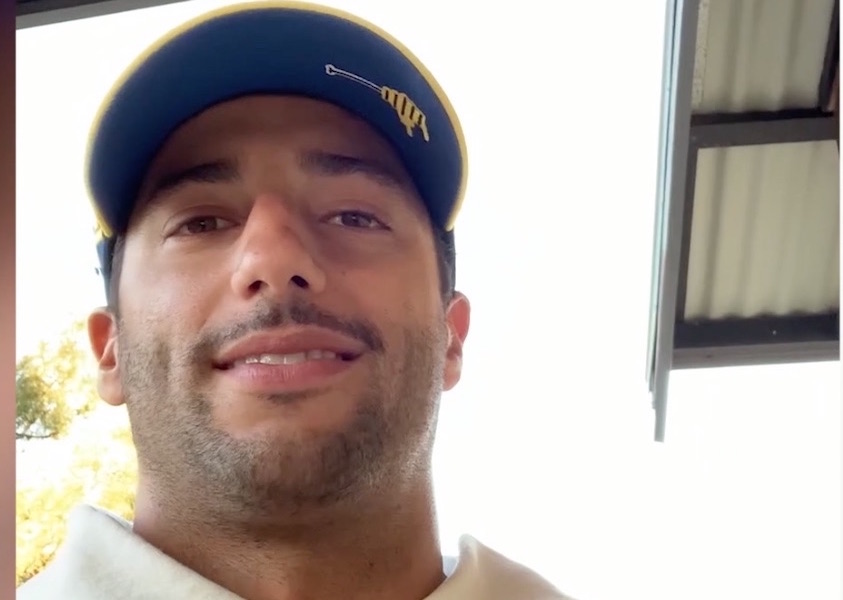 Daniel Ricciardo, pilota Renault DP World F1 Team, video messaggio di incoraggiamento agli appassionati italiani e a MotorAge.it MotorAge New Generation