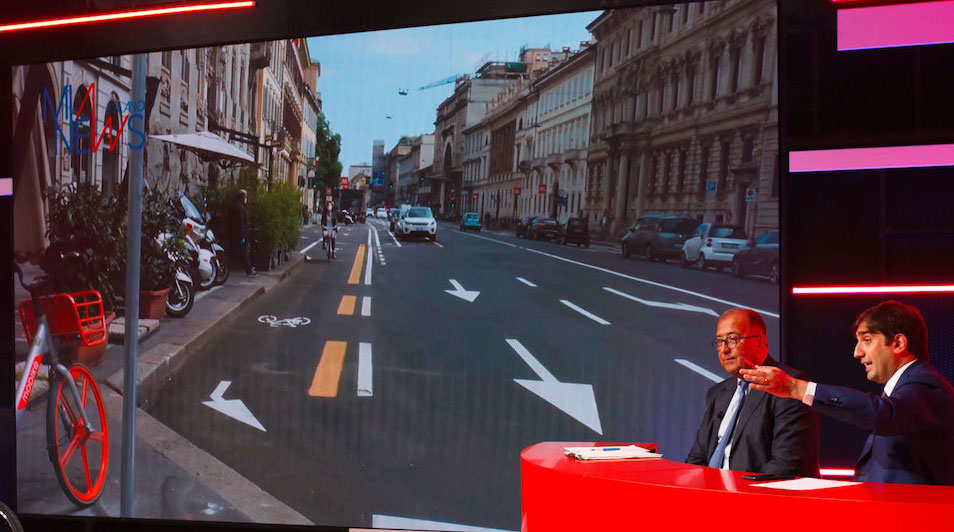 Forum sulla mobilità, con corsie ciclabili a Milano. Pierluigi Bonora e Geronimo La Russa presidente Aci Mi