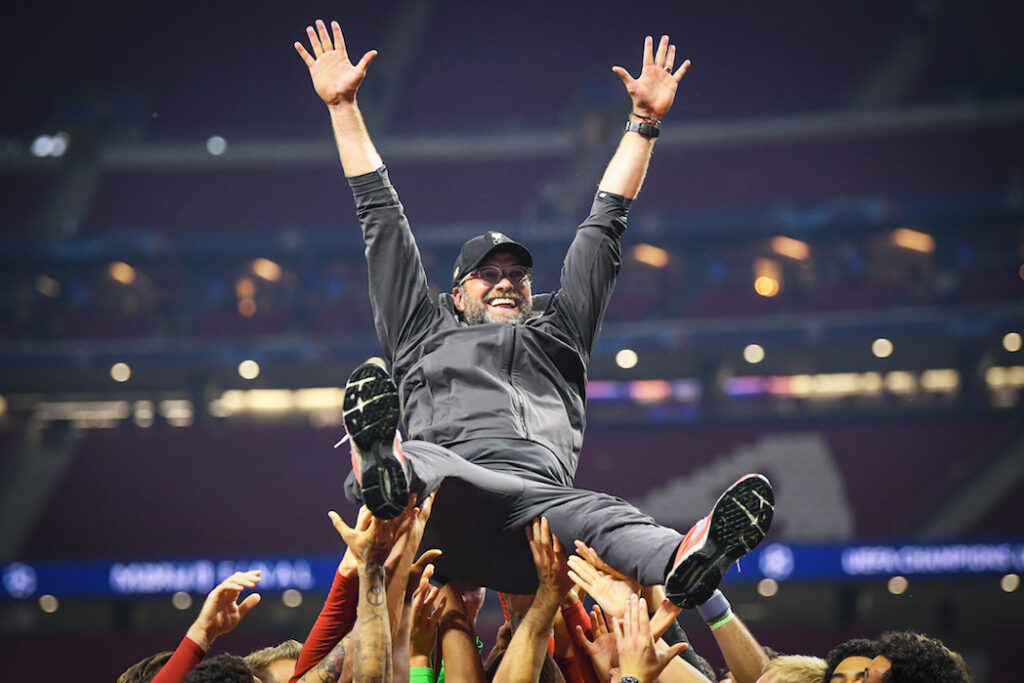 Liverpool FC, coach Juergen-Klopp in Champions League Final 2019