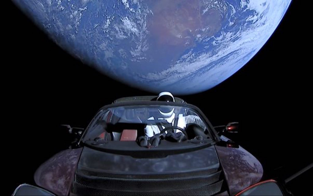 Tesla Roadster portata nello spazio da SpaceX