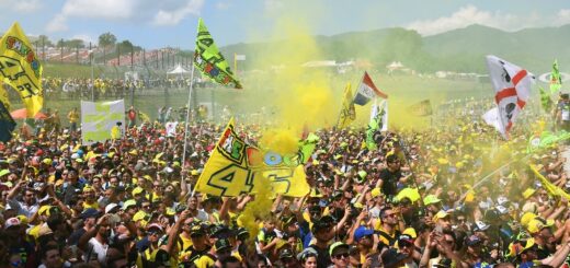 Festa al circuito italiano del Mugello nella gara di MotoGP 2017