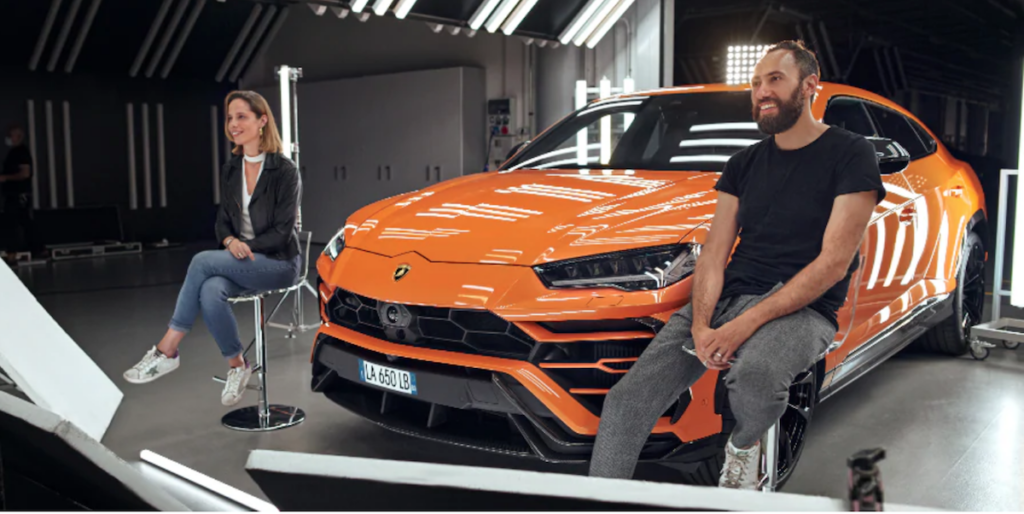 Lamborghini Urus in Arancio Borealis gamma 2021 Pearl Capsule