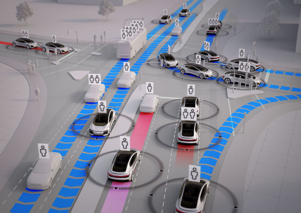 V2X sistema comunicazione di nuova generazione con 5G; principi di funzionamento