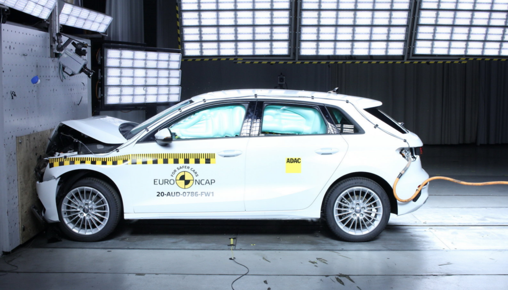 Test Euro NCAP Audi A3 Sportback: 5 stelle