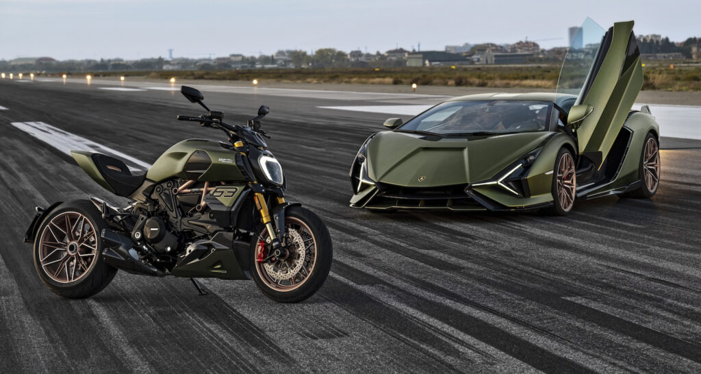 Ducati Diavel 1260 Lamborghini: incontro tra moto e supercar