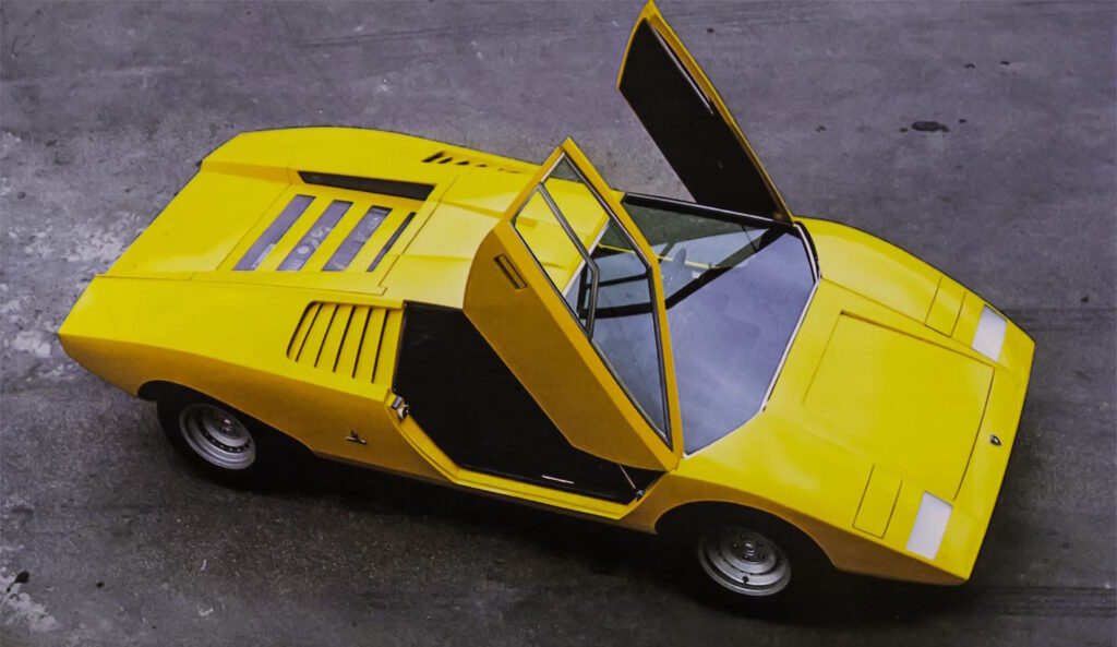 Lamborghini Countach LP 500: presentata nel 1971 al Salone di Ginevra