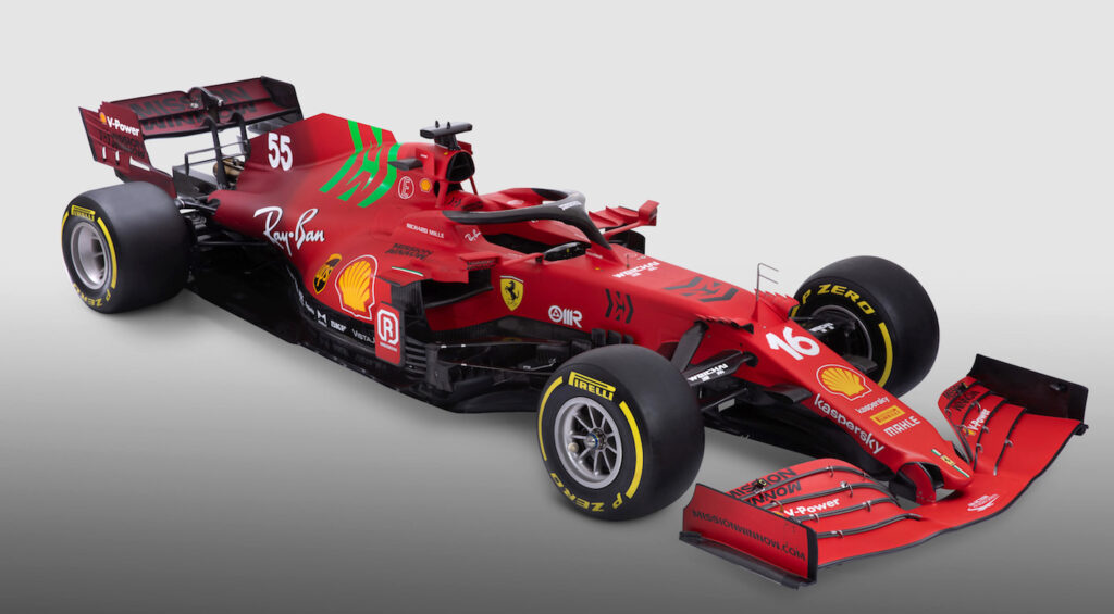 La Ferrari SF21 è la monoposto numero 67 realizzata a Maranello per competere nella Formula 1