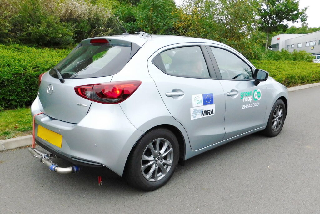 Mazda 2, nei test Green NCAP ha dimostrato prestazioni ottime guadagnando 3,5 stelle